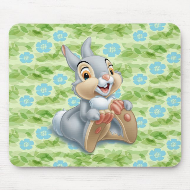 Bambi's Thumper Holding His Feet Mouse Pad (Front)