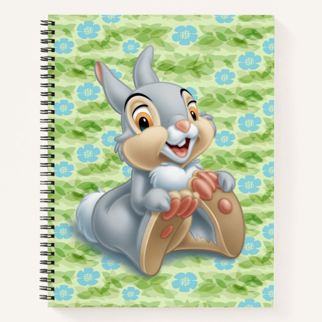 Bambi's Thumper Holding His Feet Notebook (Front)