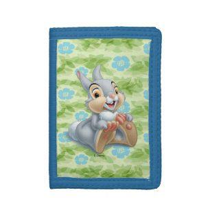 Bambi's Thumper Holding His Feet Tri-fold Wallet