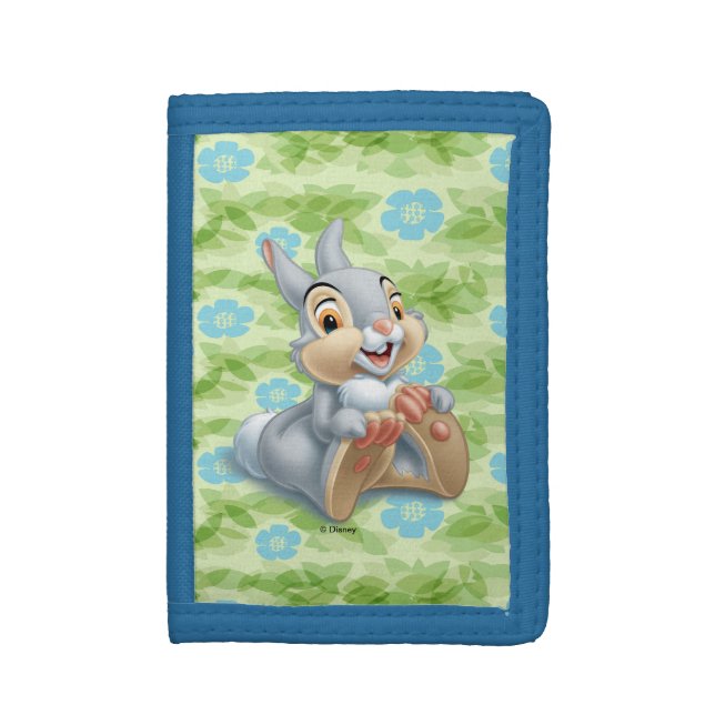 Bambi's Thumper Holding His Feet Trifold Wallet (Front Vertical)