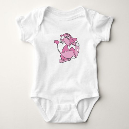 Bambis Thumper in Pink Baby Bodysuit
