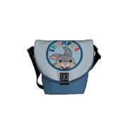 Bambi's Thumper Polka Dot Badge Messenger Bag at Zazzle