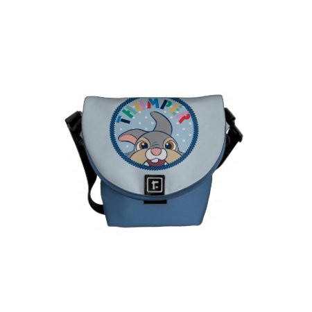 Bambi's Thumper Polka Dot Badge Messenger Bag