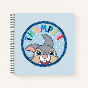 Bambi's Thumper Polka Dot Badge Notebook