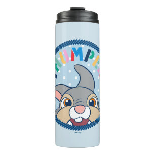 Bambi's Thumper Polka Dot Badge Thermal Tumbler