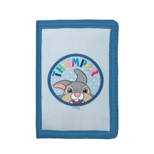 Bambi's Thumper Polka Dot Badge Tri-fold Wallet