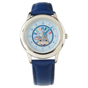 Bambi's Thumper Polka Dot Badge Watch
