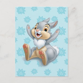 Bambi's Thumper Throwing Hands Up Postcard by bambi at Zazzle