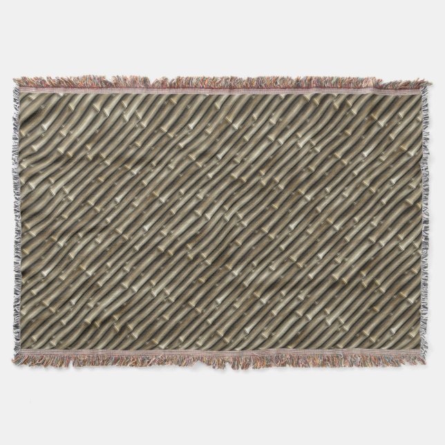 Bamboo 1 Throw Blanket (Front)