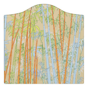 Bamboo 2 door sign