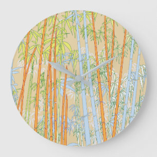 Bamboo 2 large clock