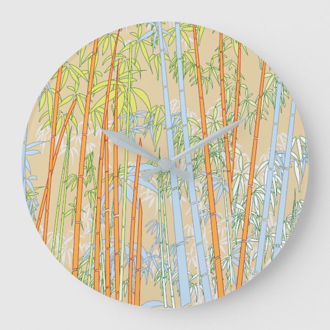 Bamboo 2 large clock (Front)