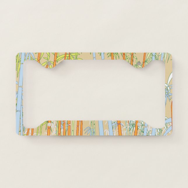 Bamboo 2 license plate frame (Front)