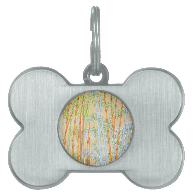 Bamboo 2 pet ID tag (Front)