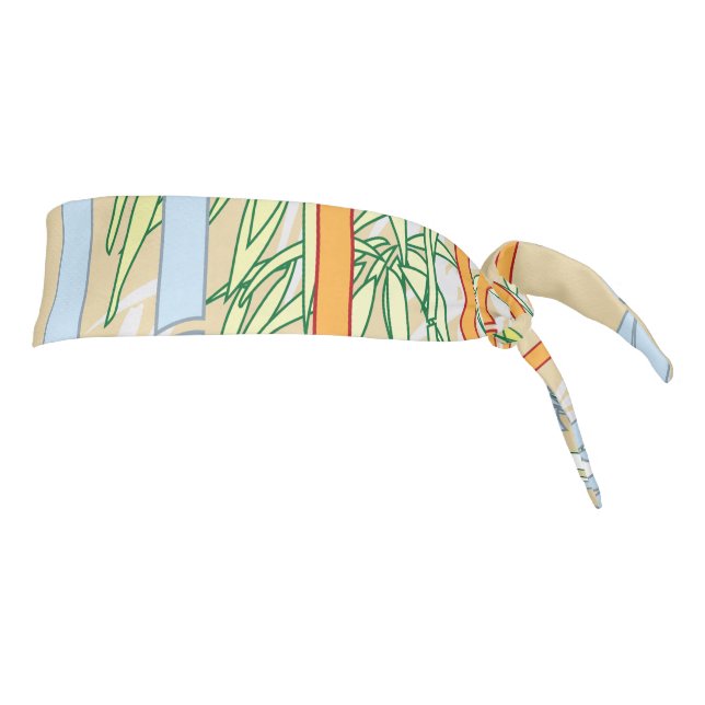 Bamboo 2 tie headband (Rotate 90)
