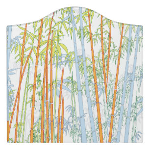 Bamboo 3 door sign