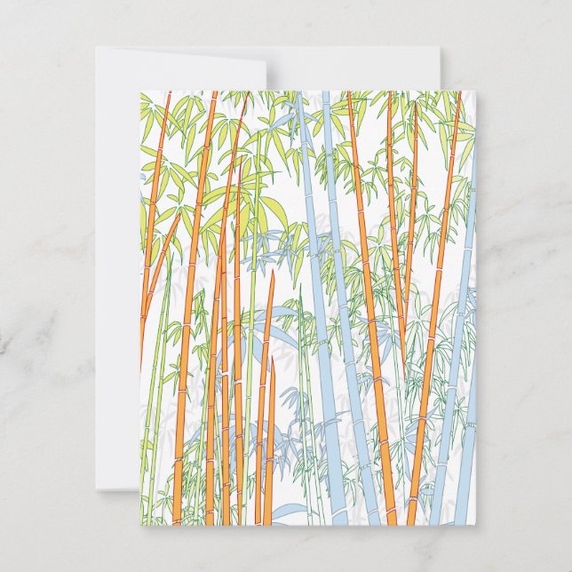 Bamboo 3 note card (Front)