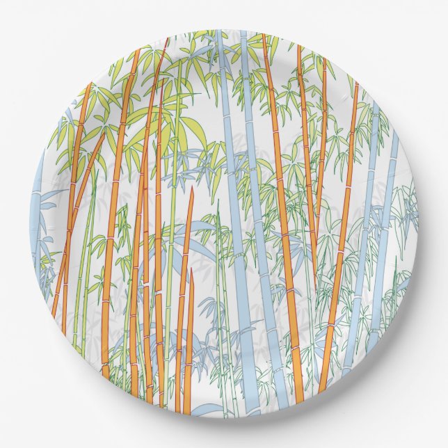 Bamboo 3 paper plates (Front)