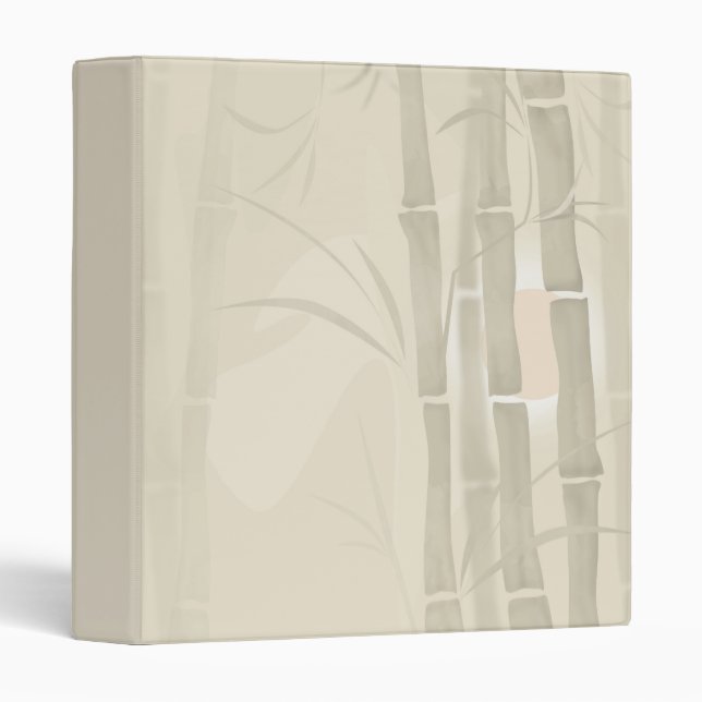 Bamboo 3 Ring Binder (Front/Spine)