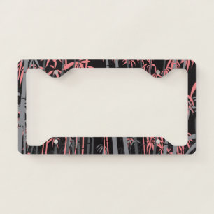 Bamboo 5 license plate frame