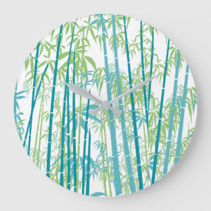 Bamboo 6 large clock