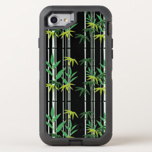 Bamboo Abstract Illustration OtterBox Defender iPhone SE/8/7 Case