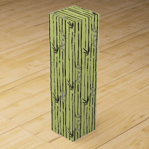 Bamboo Abstract Wine Box