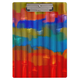 Bamboo Acrylic Painting 3 Clipboard