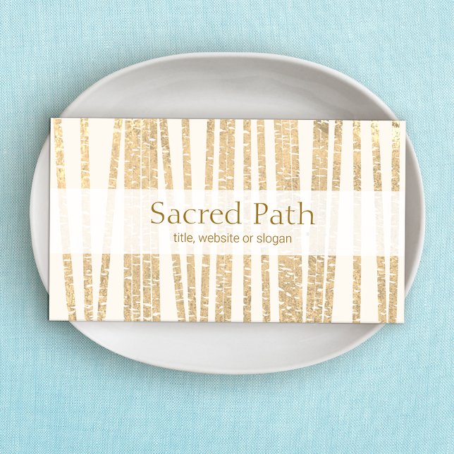 Bamboo Alternative Medicine and Natural Wellness Business Card (Creator Uploaded)