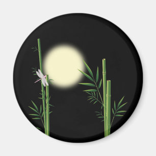 Bamboo and Dragonfly Magnet