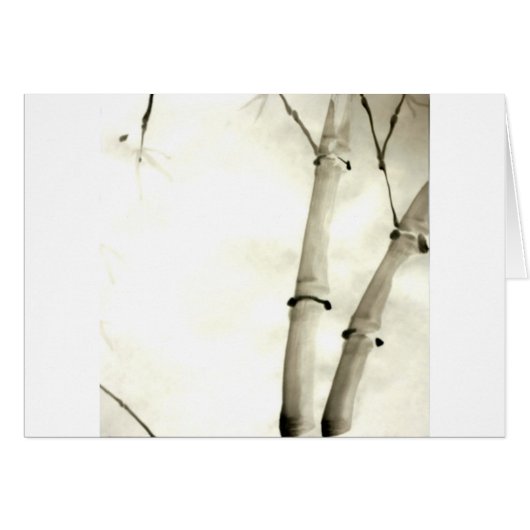 Bamboo and leaves cards (Front Horizontal)