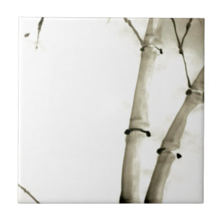 Bamboo and leaves tile