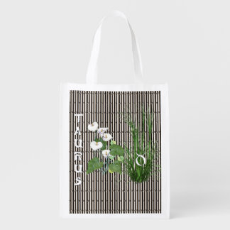 Bamboo and Lily Taurus Grocery Bag