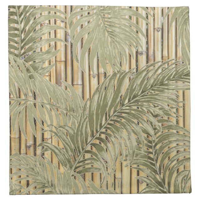Bamboo and Palms Napkin (Front)