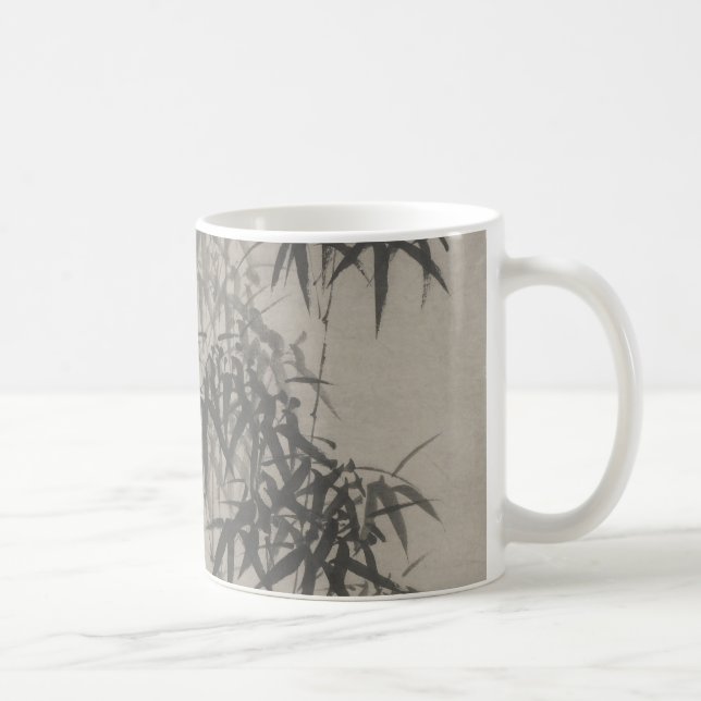 Bamboo and Rocks - Zheng Xie (1755 - 1765) Coffee Mug (Right)