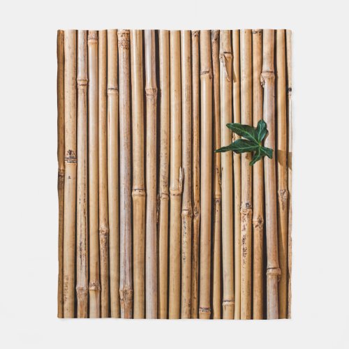 Bamboo barrier screen fence fleece blanket