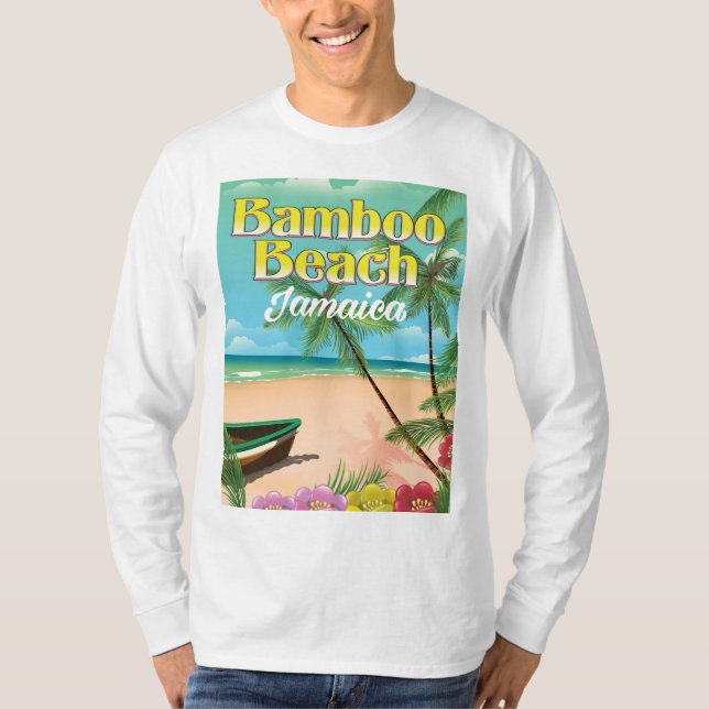 Bamboo Beach Jamaica T-Shirt (Front)