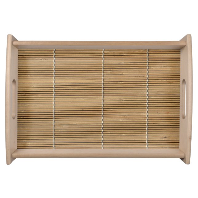 Bamboo Beach Mat Serving Tray (Front)