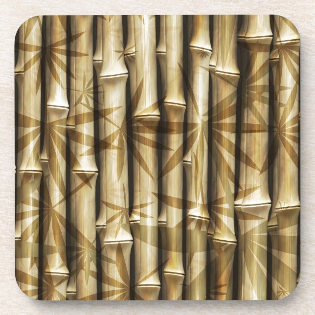 BAMBOO BEAUTY BEVERAGE COASTER (Front)