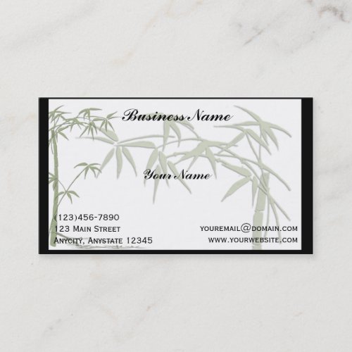 Bamboo Beauty Business Card