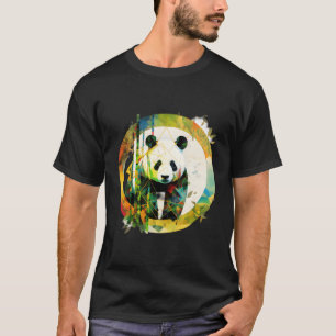 Bamboo Bites Kawaii Panda Snacks In Bamboo Forest T-Shirt