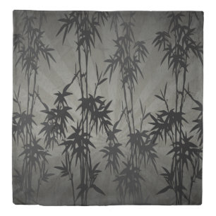 BAMBOO BLACK VINTAGE NATURE DUVET COVER
