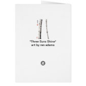 Bamboo Blessing Card (Back)