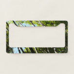 Bamboo Botanical Nature License Plate Frame