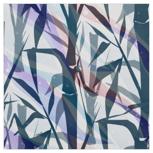 Bamboo branches fabric