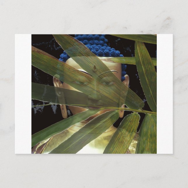 Bamboo Buddha Postcard (Front)