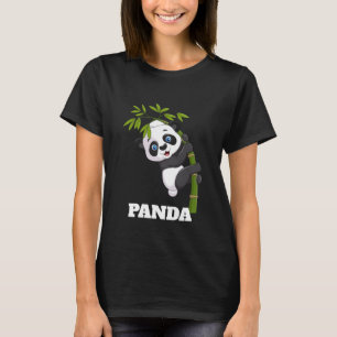 Bamboo Buddy Hangin’ with My Snack Panda Peekaboo T-Shirt