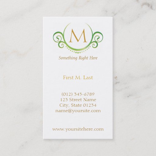 Customizable Bamboo Business Card