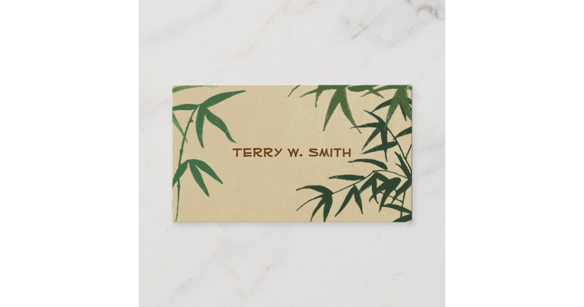Bamboo Business Cards