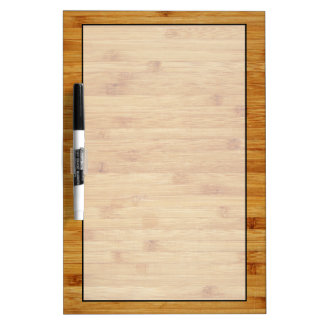 Bamboo Butcher Block Dry-Erase Board
